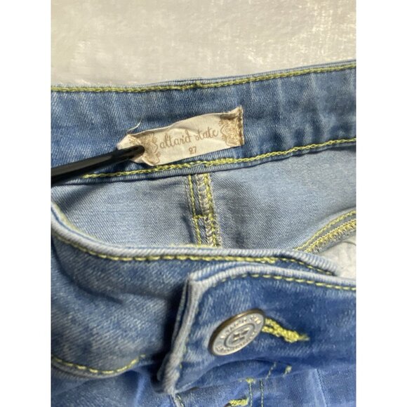 Altard State Super Flare Light Wash Jeans Sz 27 Stretch Button Fly High Waist - Picture 11 of 11